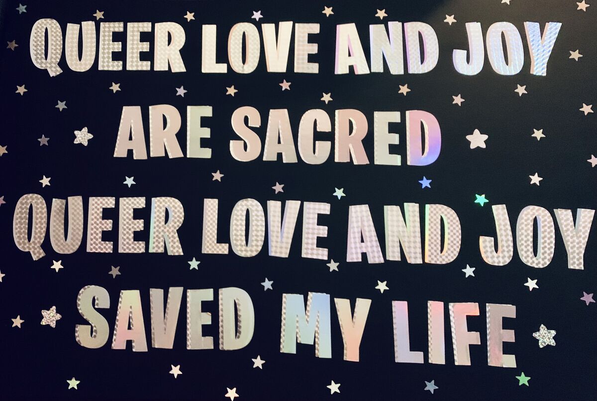 Pride 2025 sign, image 1 of 4